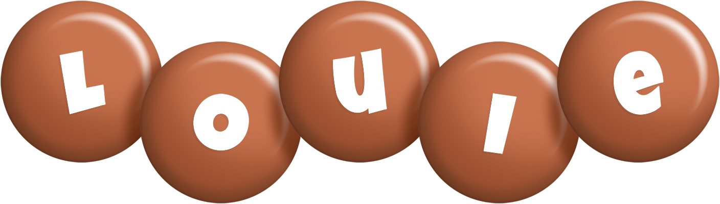 Louie candy-brown logo