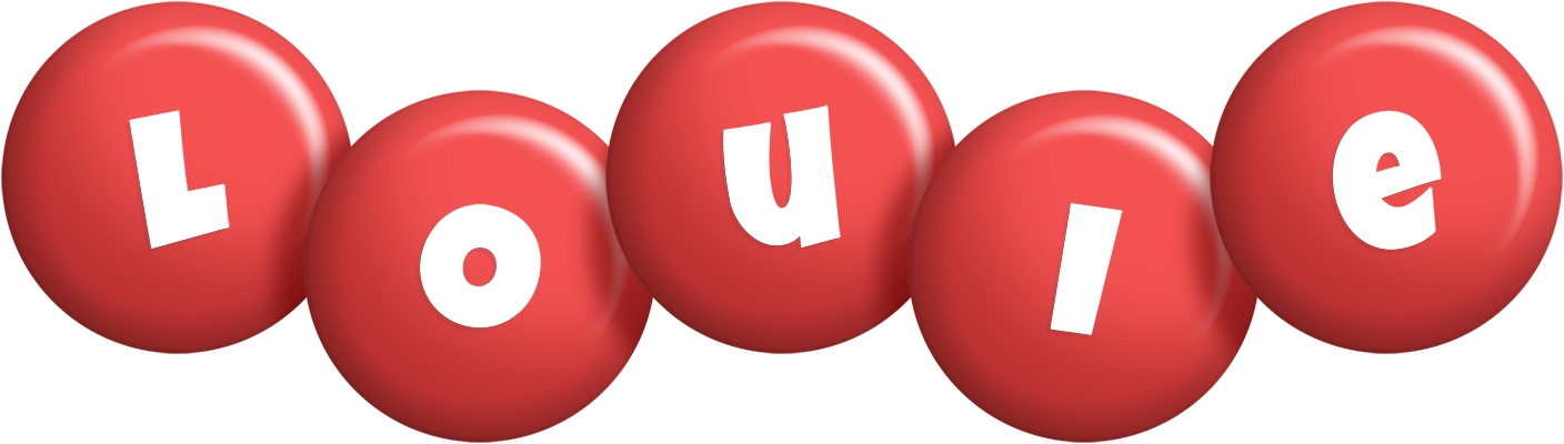Louie candy-red logo