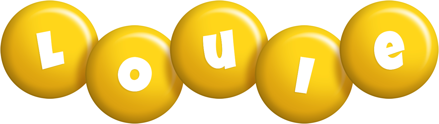 Louie candy-yellow logo