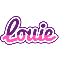 Louie cheerful logo