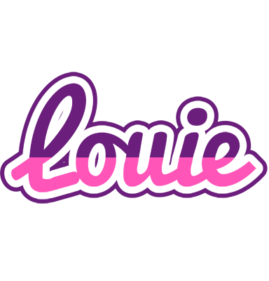 Louie cheerful logo