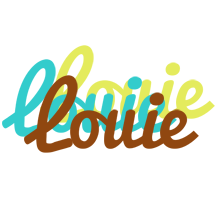 Louie cupcake logo