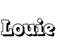 Louie snowing logo