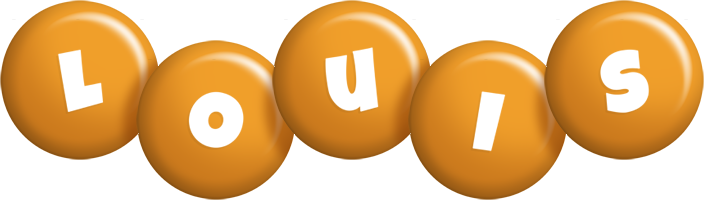 Louis candy-orange logo