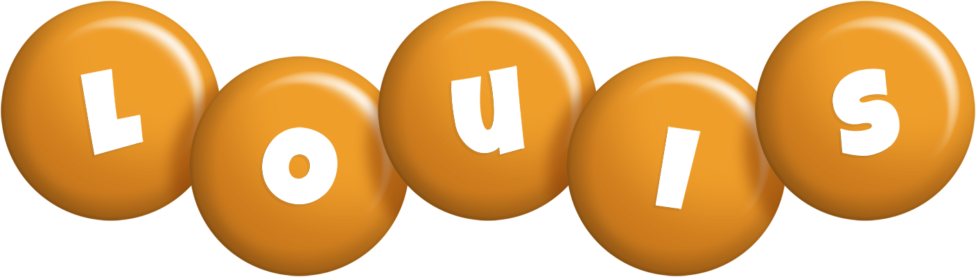 Louis candy-orange logo