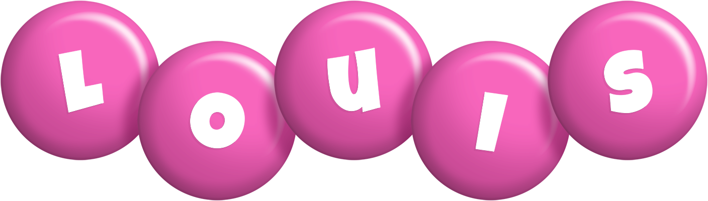 Louis candy-pink logo