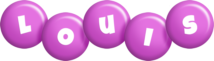 Louis candy-purple logo