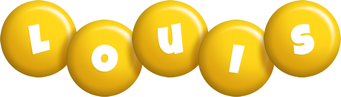 Louis candy-yellow logo