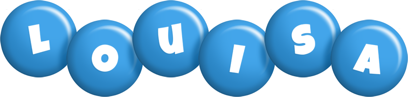 Louisa candy-blue logo