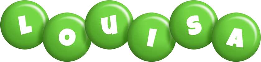 Louisa candy-green logo