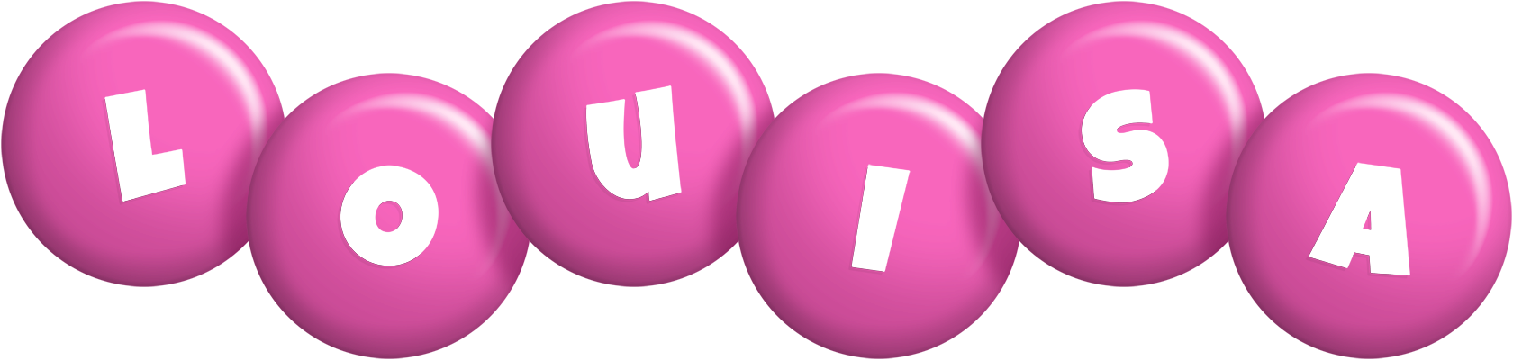 Louisa candy-pink logo