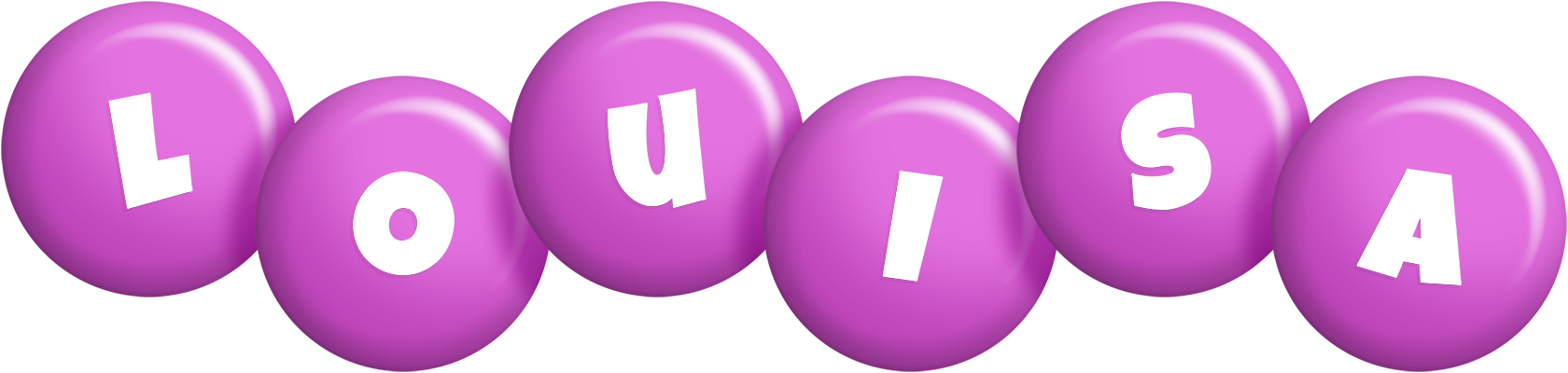 Louisa candy-purple logo