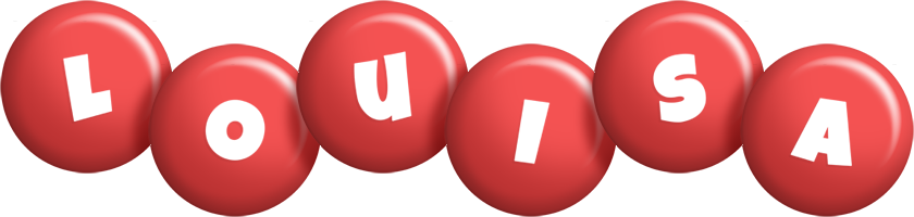Louisa candy-red logo