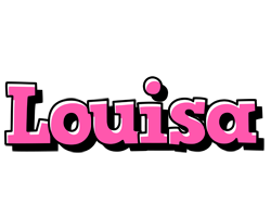 Louisa girlish logo