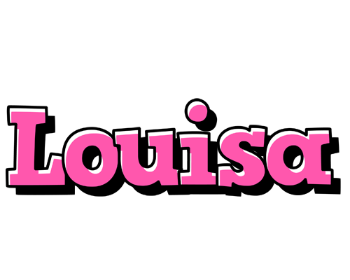 Louisa girlish logo