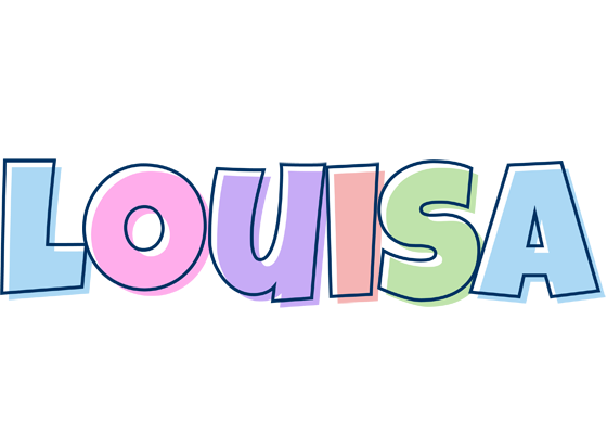 Louisa pastel logo