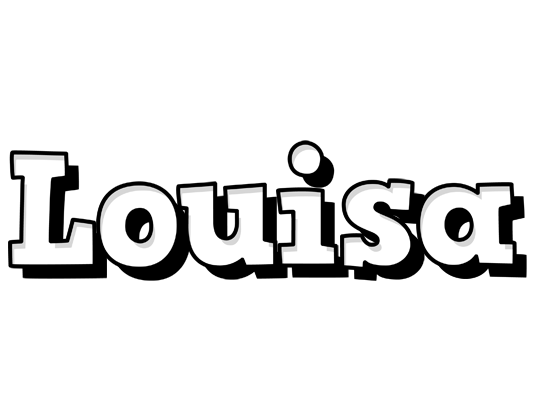Louisa snowing logo