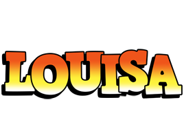 Louisa sunset logo
