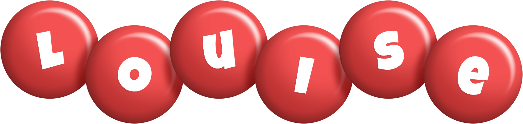 Louise candy-red logo