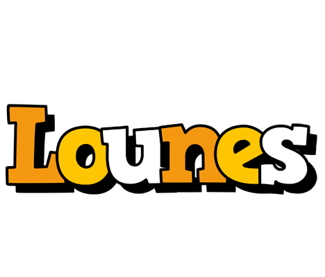 Lounes cartoon logo