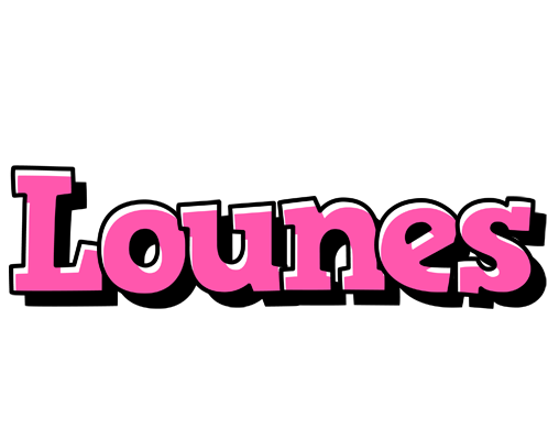 Lounes girlish logo