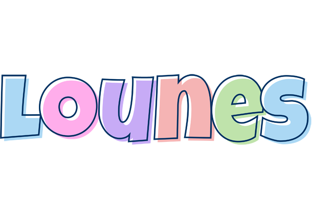 Lounes pastel logo