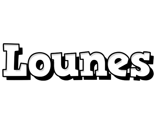 Lounes snowing logo