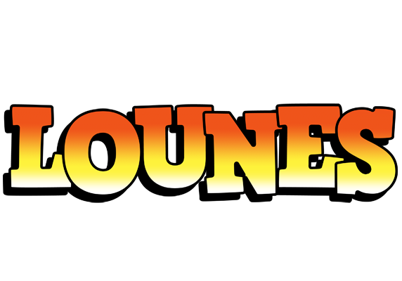 Lounes sunset logo