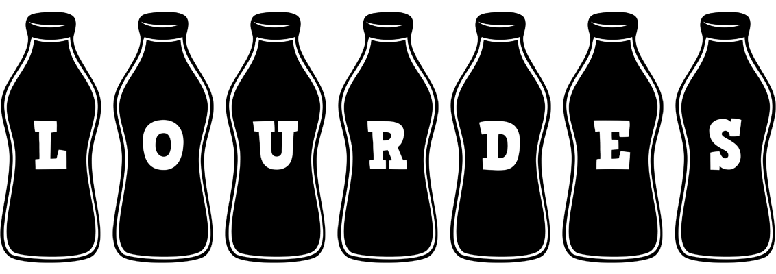 Lourdes bottle logo