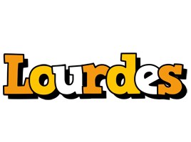 Lourdes cartoon logo