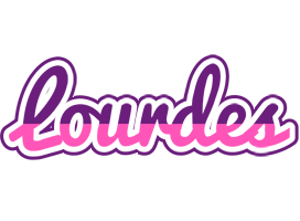 Lourdes cheerful logo