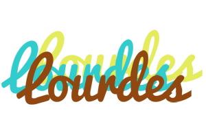 Lourdes cupcake logo