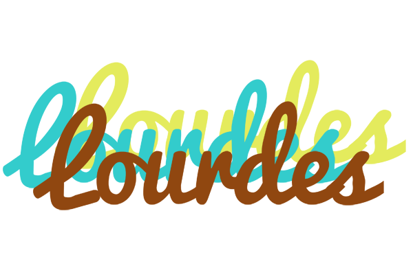 Lourdes cupcake logo
