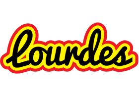 Lourdes flaming logo