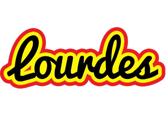 Lourdes flaming logo