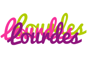 Lourdes flowers logo