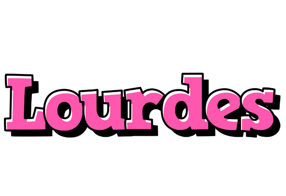 Lourdes girlish logo