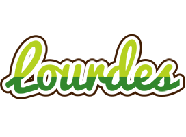 Lourdes golfing logo