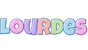 Lourdes pastel logo