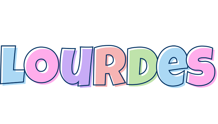 Lourdes pastel logo