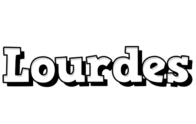 Lourdes snowing logo
