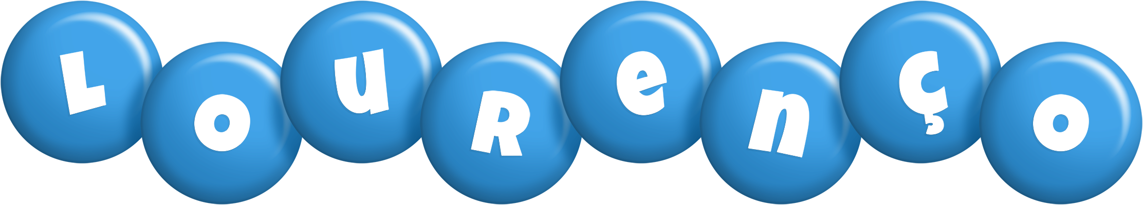 Lourenço candy-blue logo