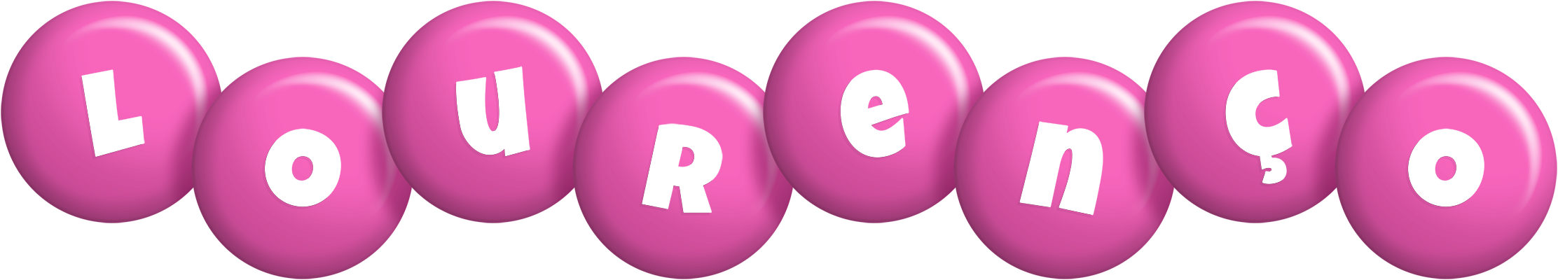 Lourenço candy-pink logo