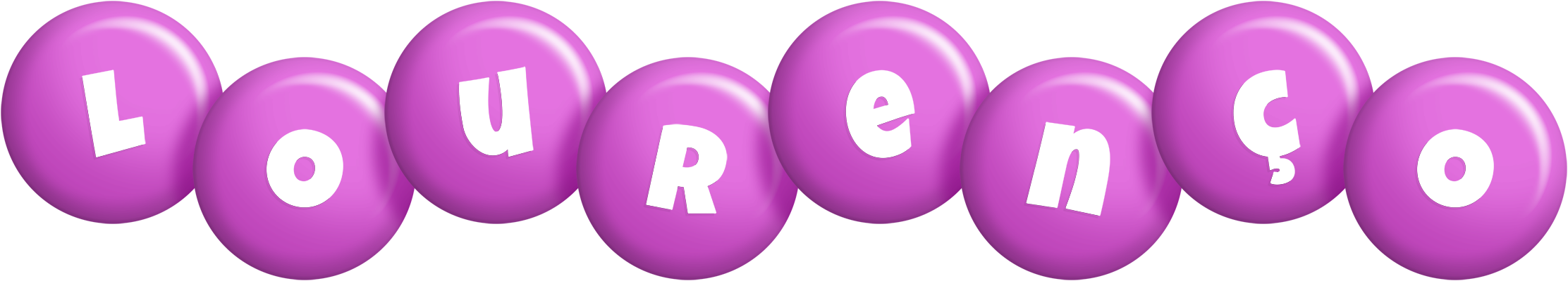 Lourenço candy-purple logo