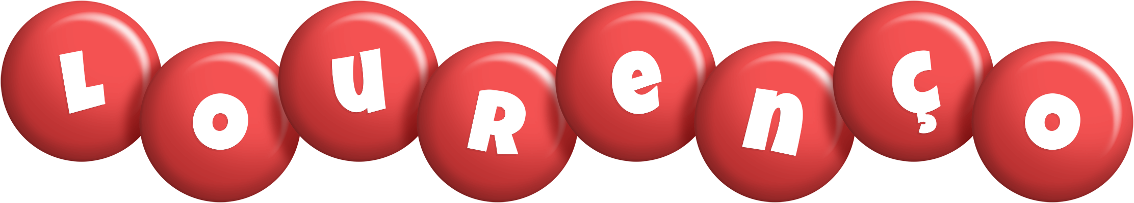 Lourenço candy-red logo