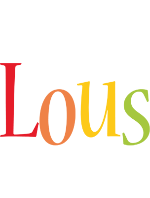 Lous birthday logo