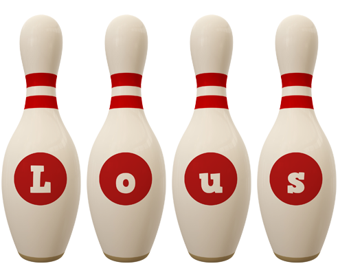 Lous bowling-pin logo