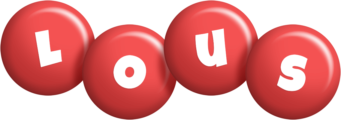 Lous candy-red logo
