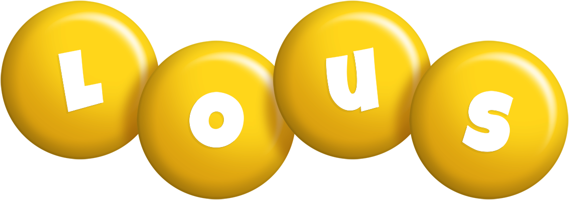 Lous candy-yellow logo