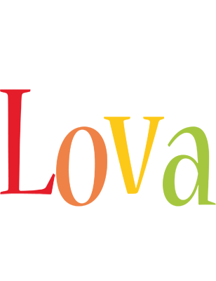 Lova birthday logo